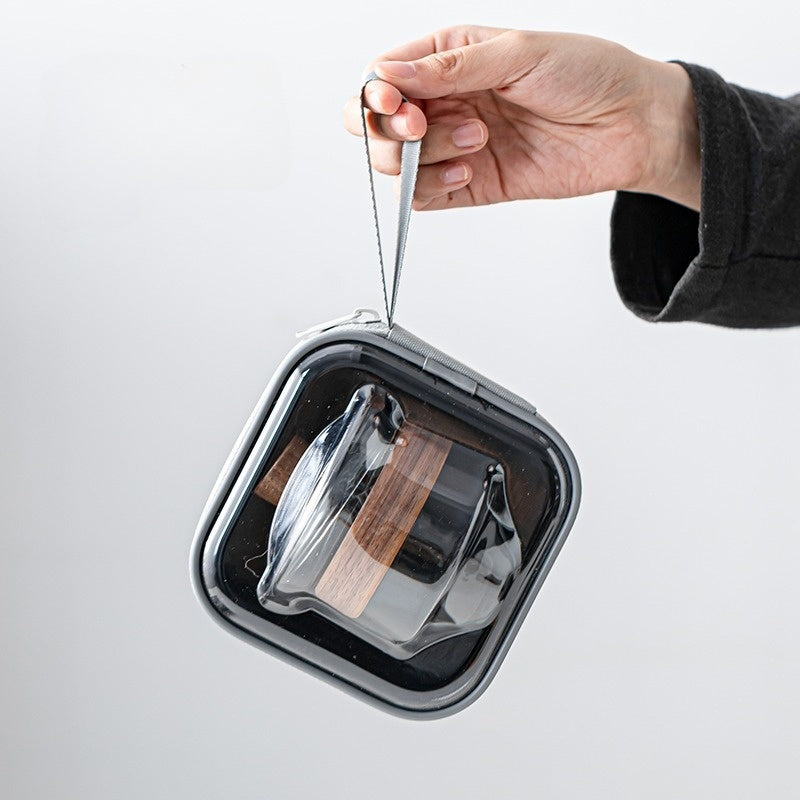 Скляний чайний набір