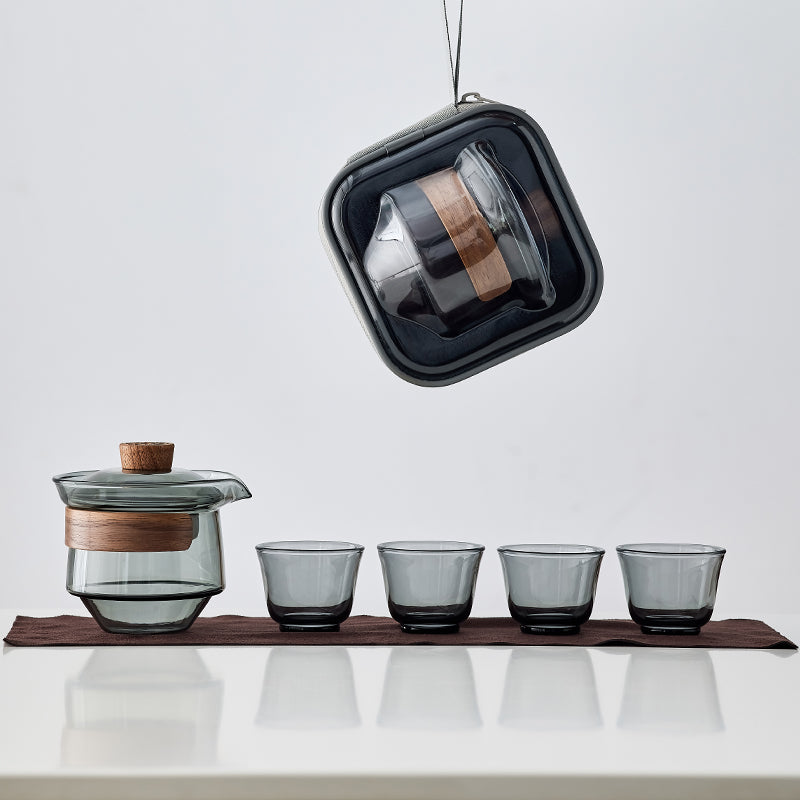 Скляний чайний набір