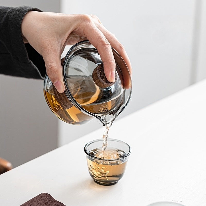 Скляний чайний набір