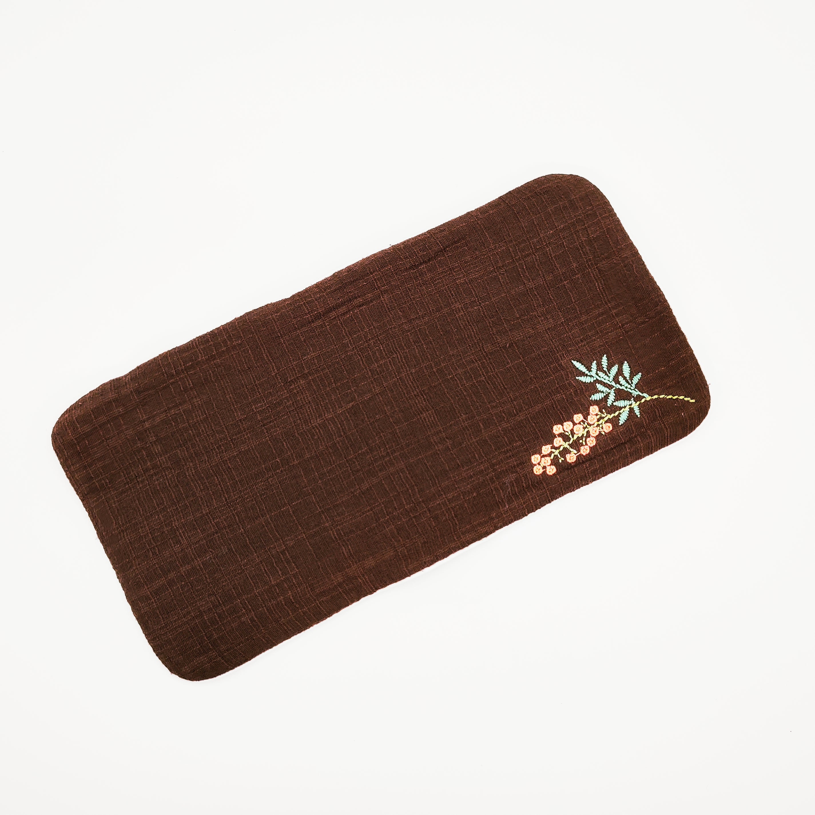 Чайный коврик "Гипсофила", Коричневый