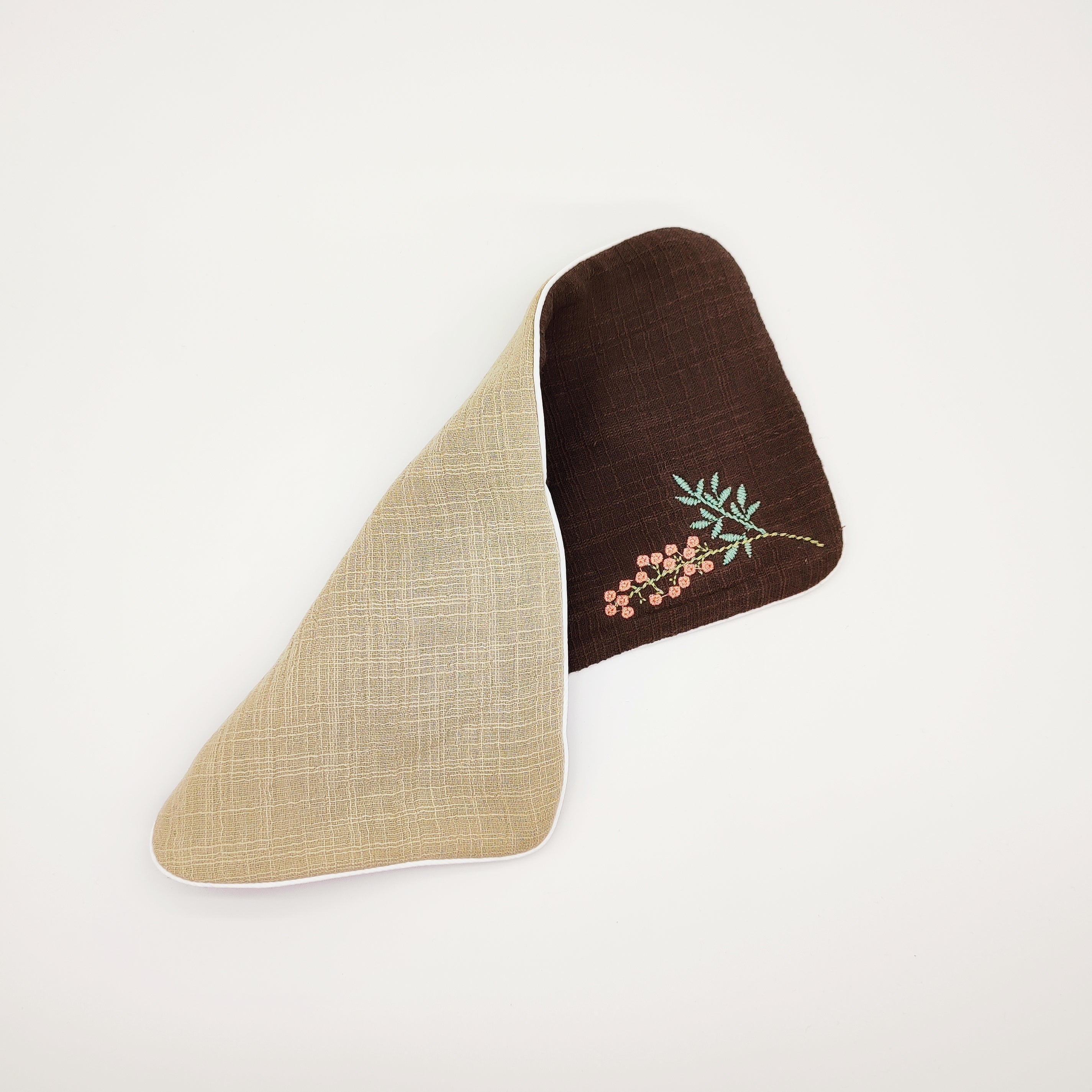 Чайный коврик "Гипсофила", Коричневый