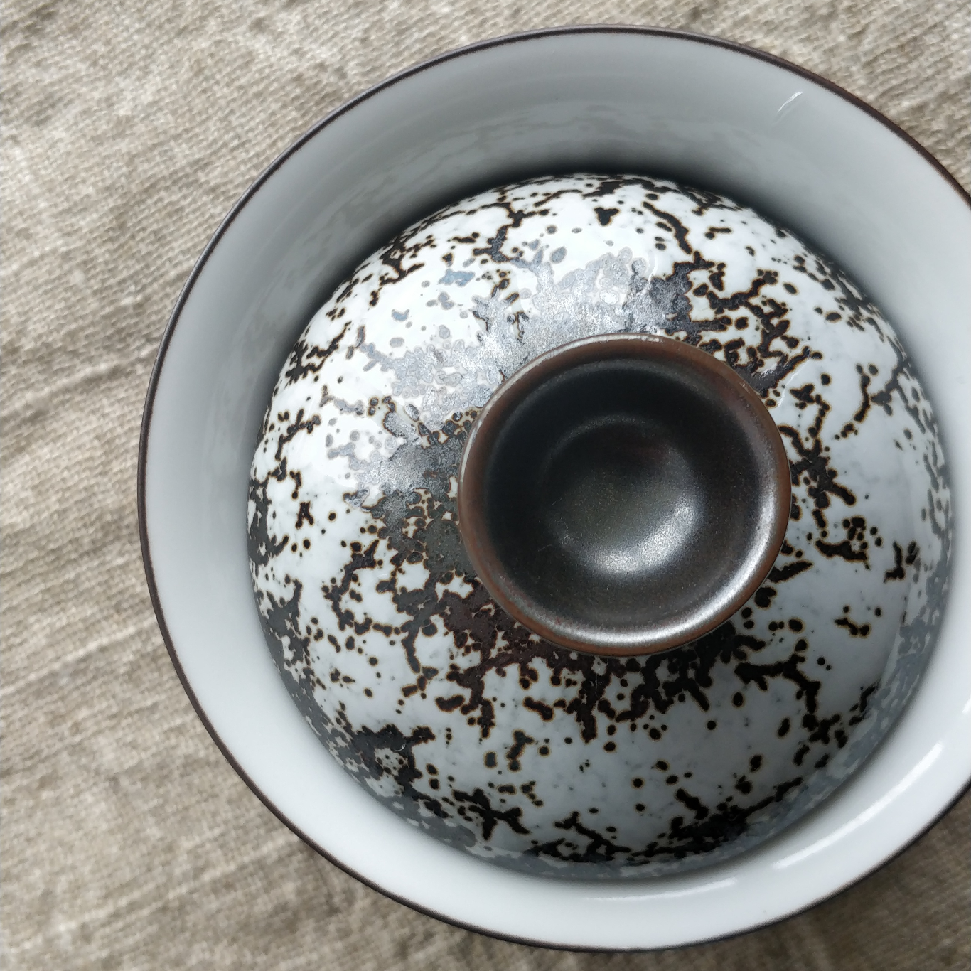 Гайвань Мрамор, фарфор, 120 мл