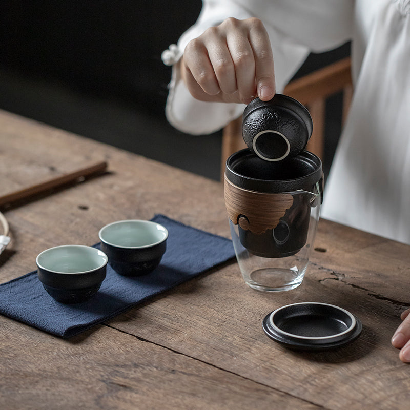 Походный набор, чехол-яйцо, 290ml