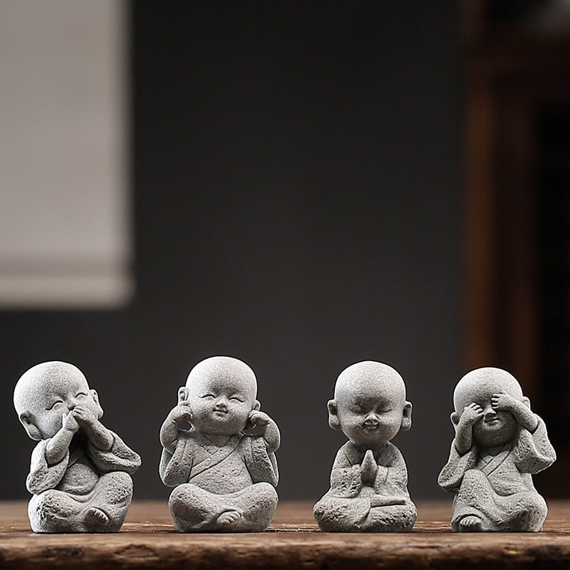 Чайная Фигурка Монах (недвижимость), керамика