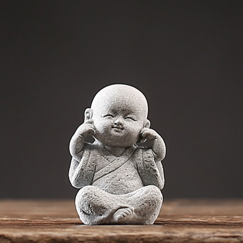 Чайная Фигурка Монах (не слушай), керамика