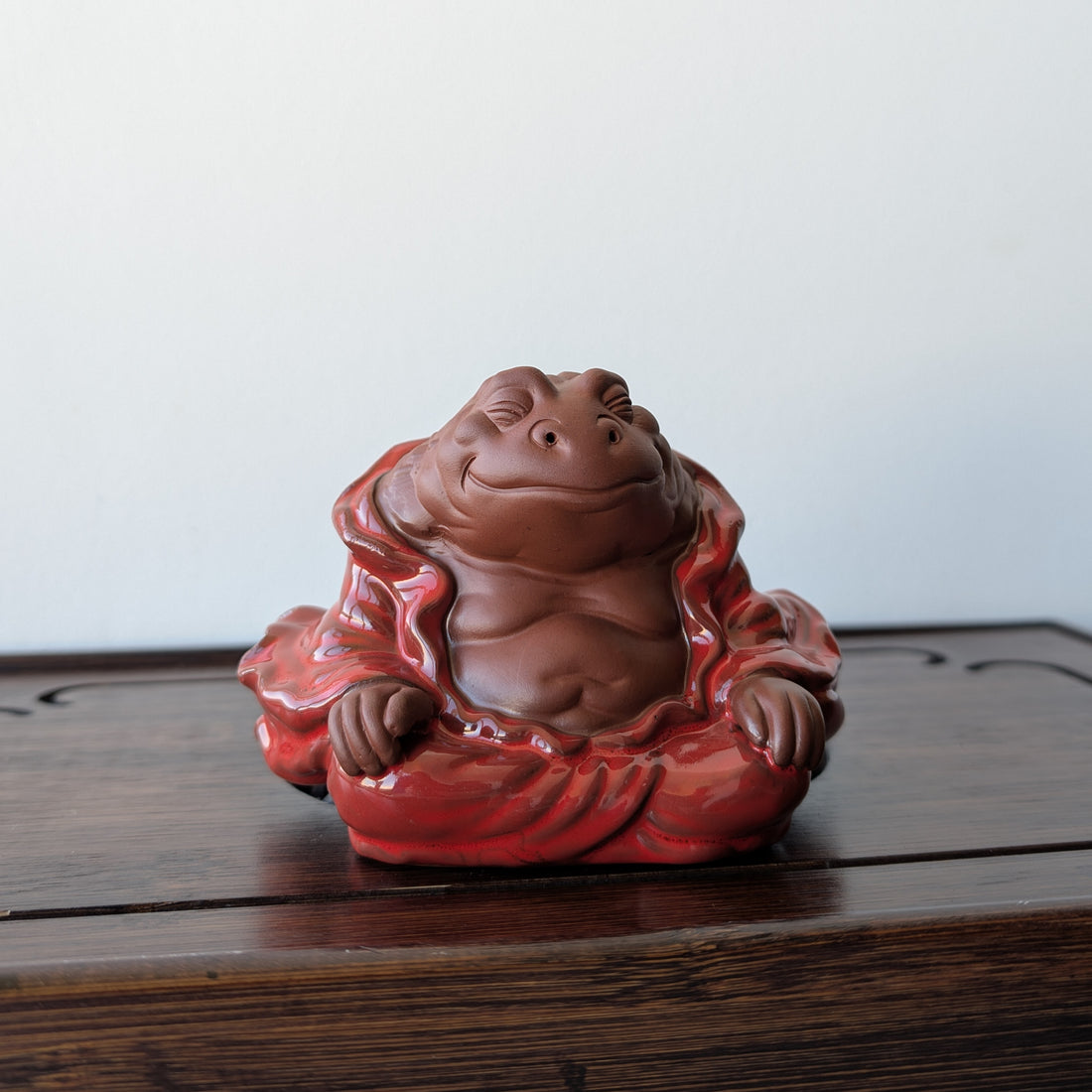 Чайна Фігурка Посміхнений Жабко-Монах