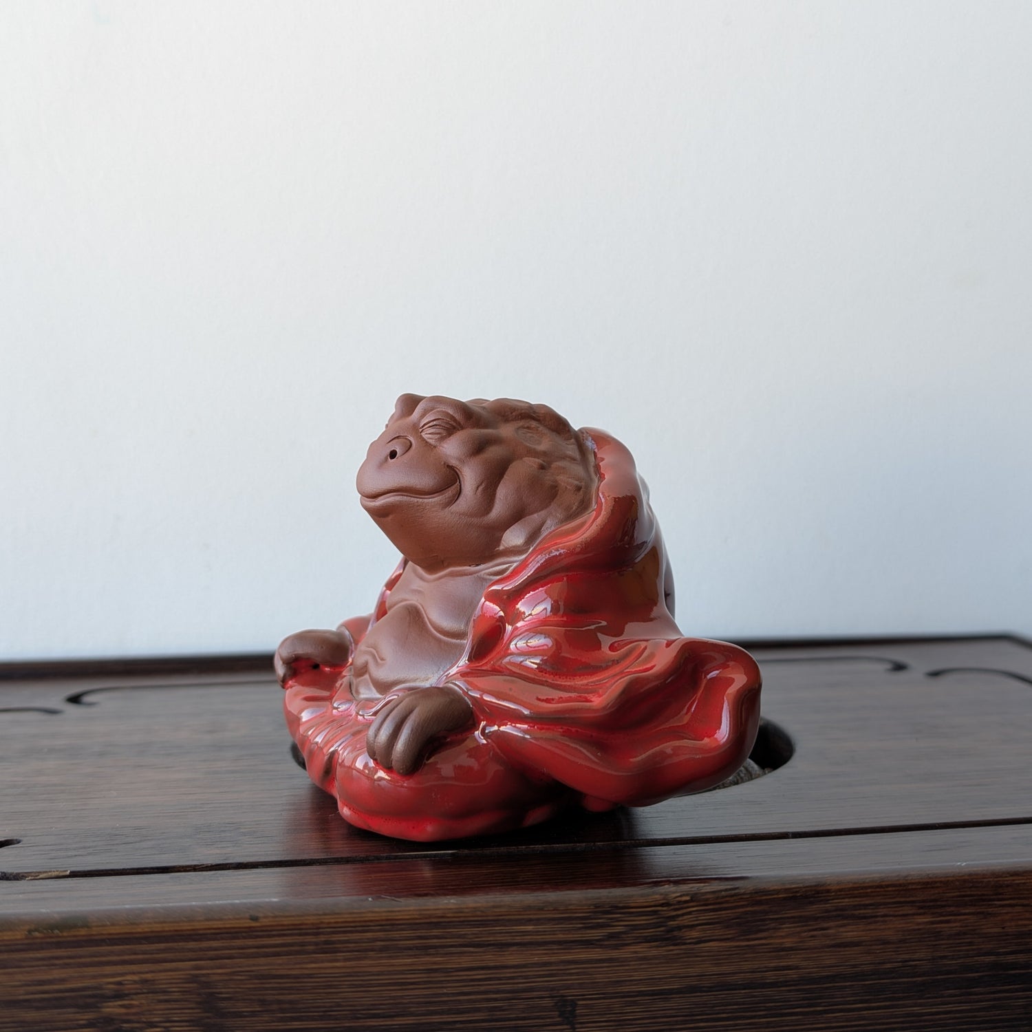 Чайна Фігурка Посміхнений Жабко-Монах