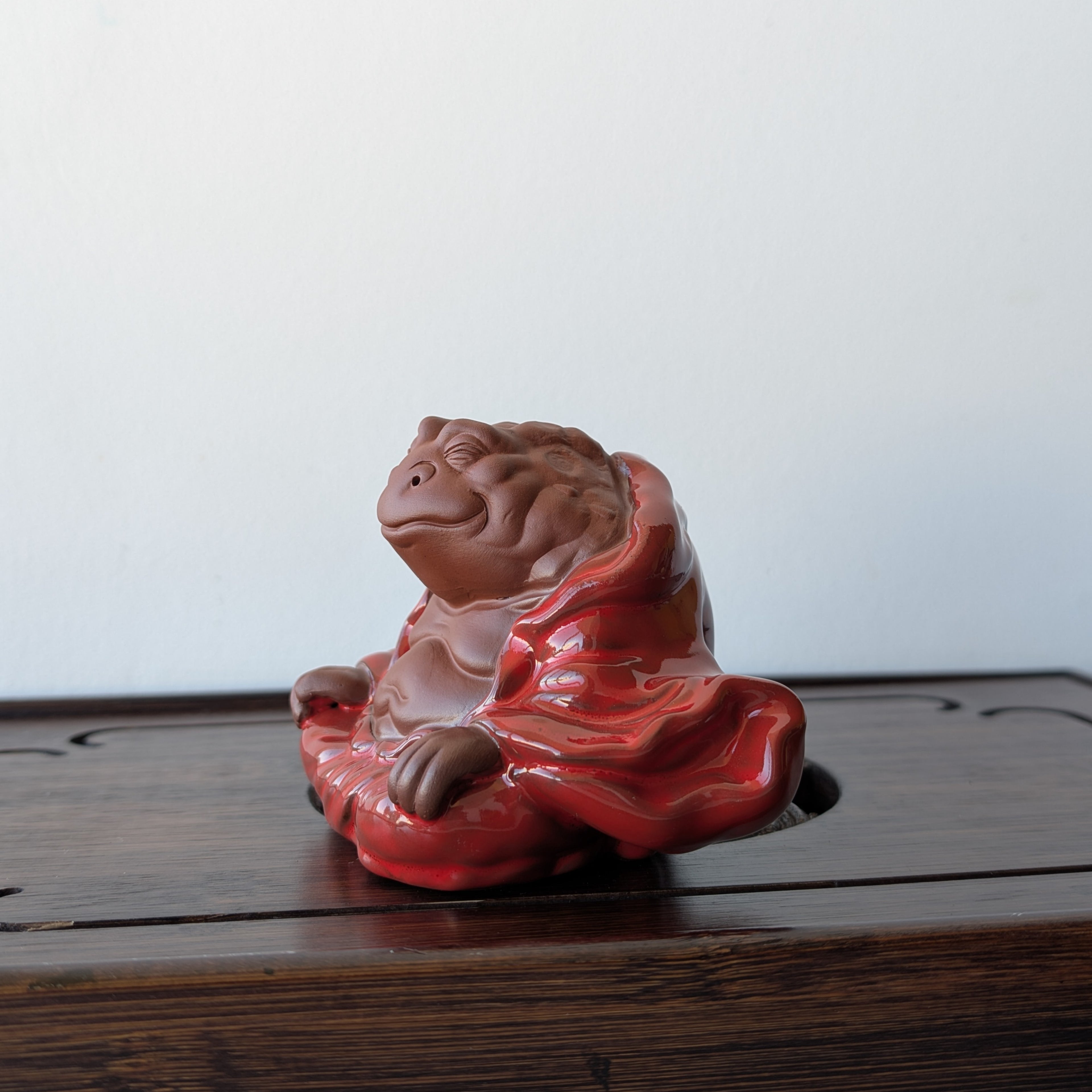 Чайна Фігурка Посміхнений Жабко-Монах