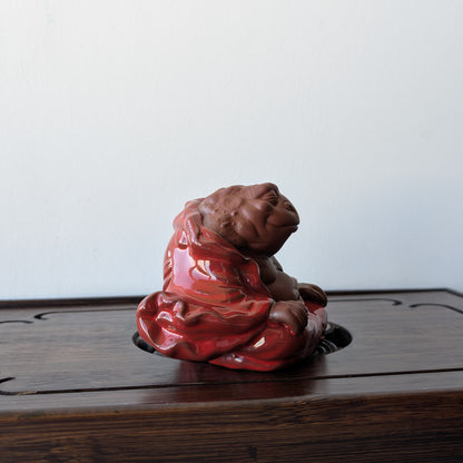 Чайна Фігурка Посміхнений Жабко-Монах