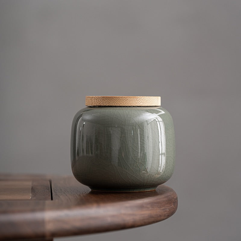 Баночка для чаю з поливою жуяо