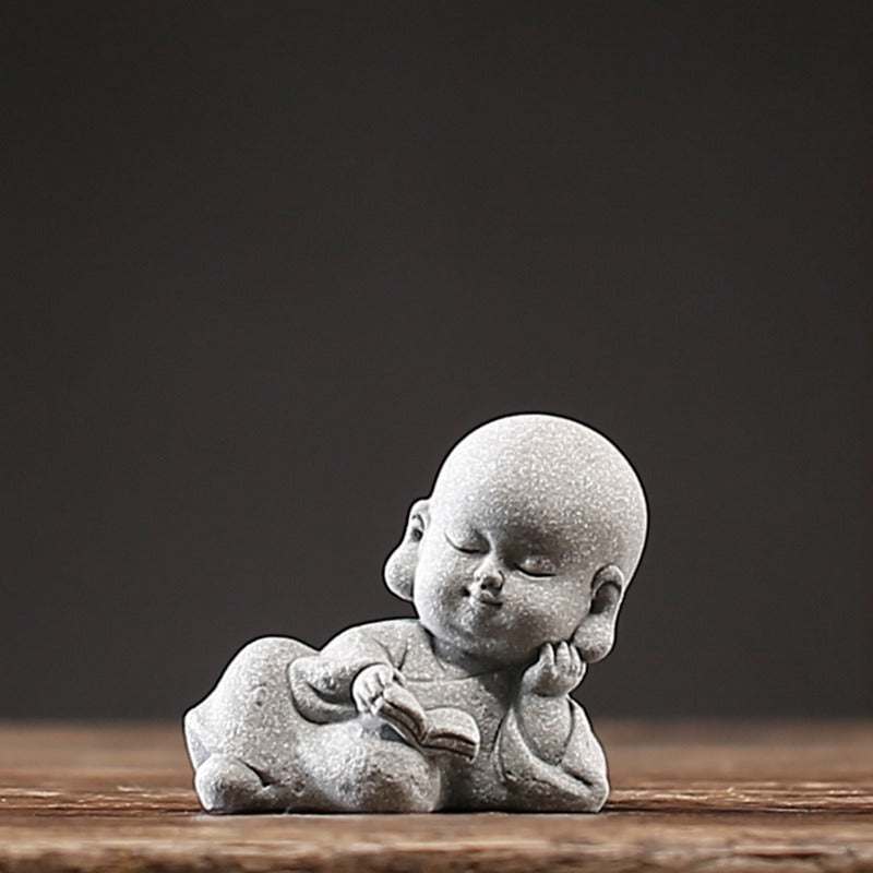 Чайная Фигурка Монах (книга), керамика