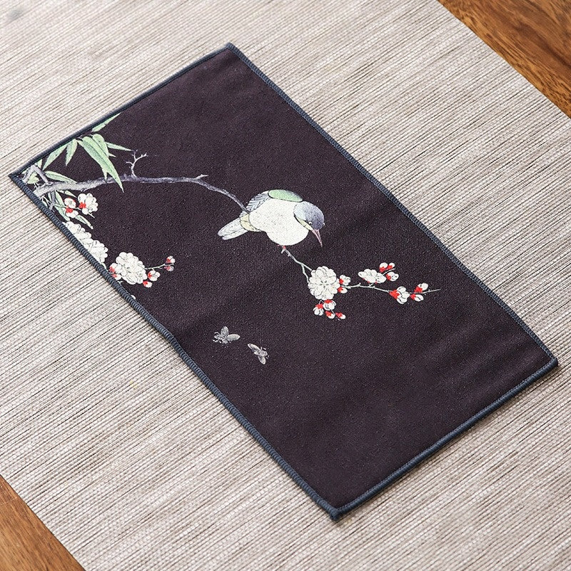 Чайний Рушник Птах на квітучій гілці