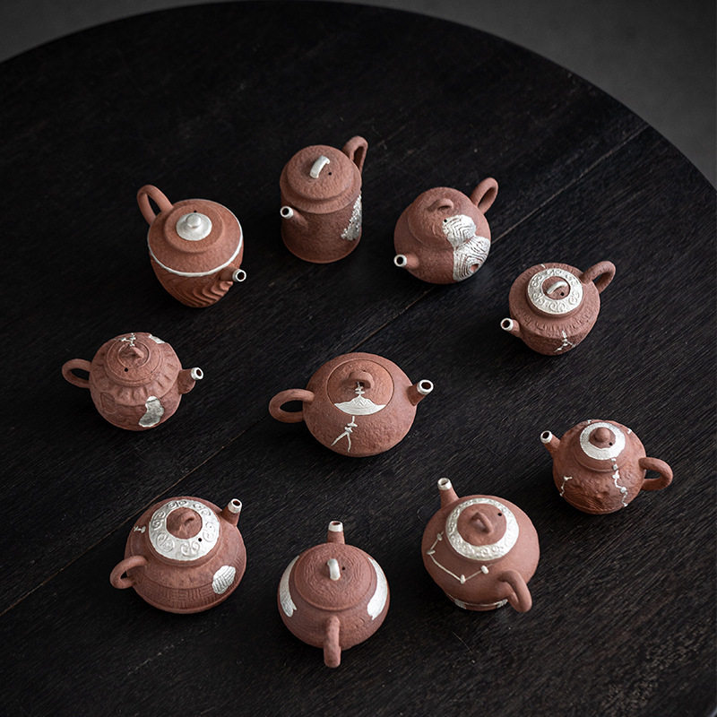 Чайник 125 мл "Коло життя", кераміка цутао