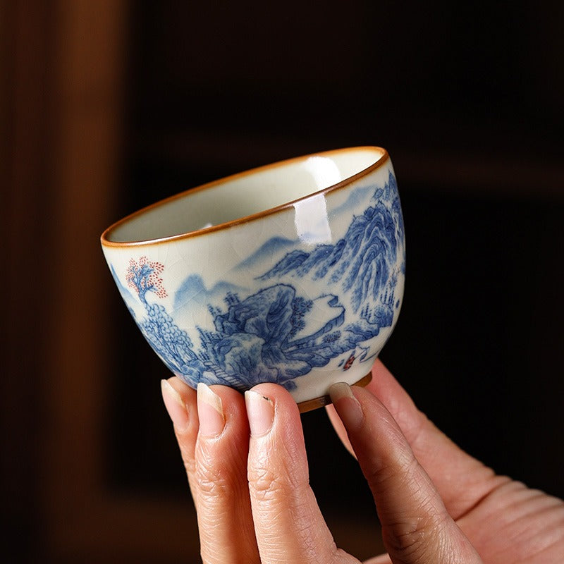 Піала Гірський пейзаж 002