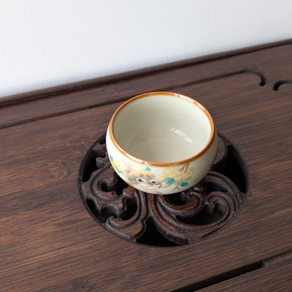 Піала Жу Яо "Котик у Квітах"